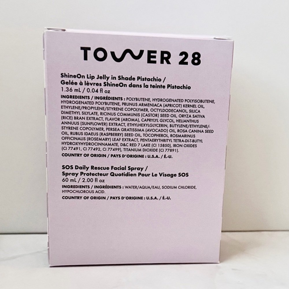 Tower 28 SOS Spray 2oz + ShineOn Lip Jelly Pistachio Duo BNIB - Picture 4 of 4